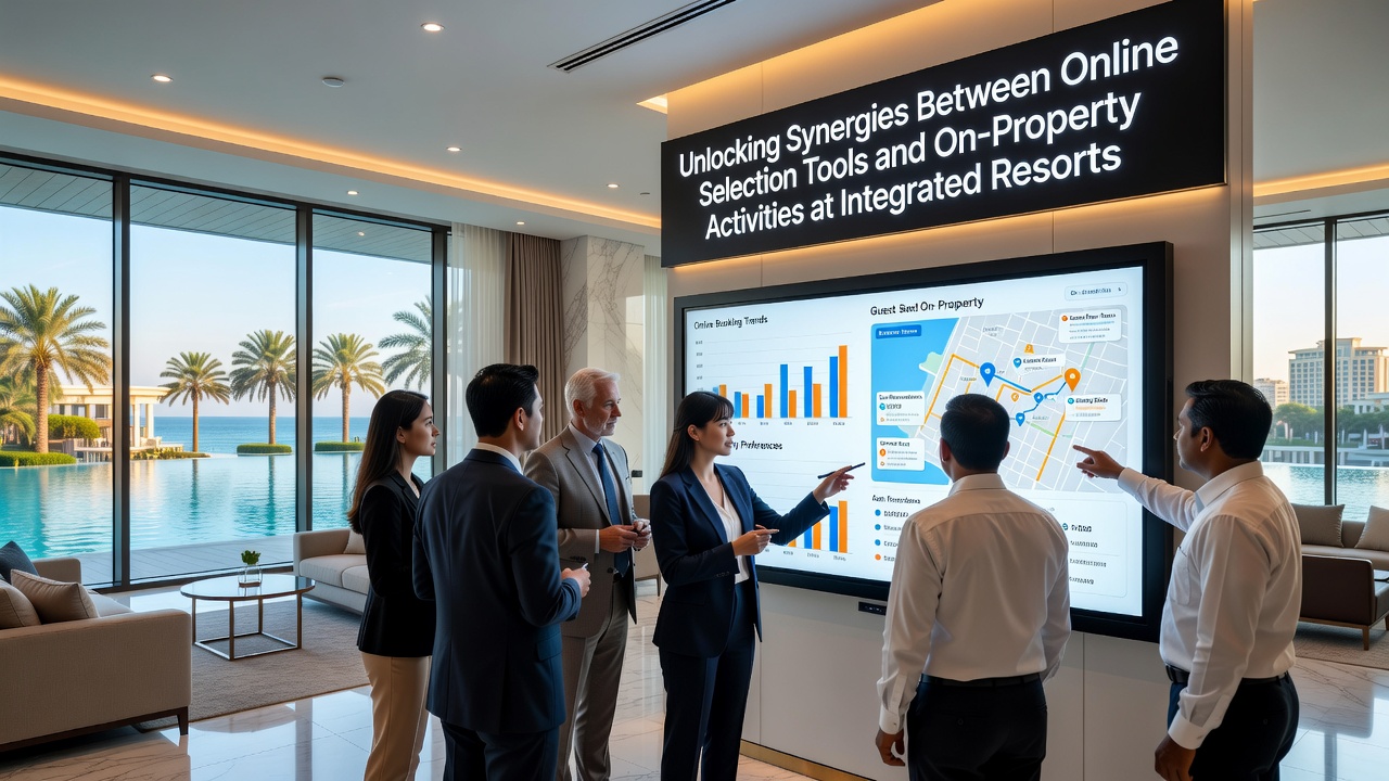 Synchronisation von Online-Tools mit physischen Resort-Aktivitäten